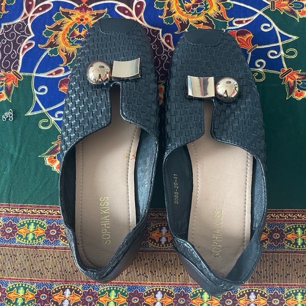 Jeweled ballet flats
